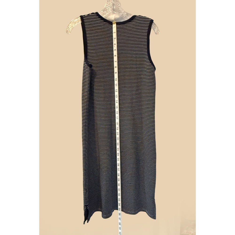 J Crew Dress Womens Extra Small Navy Blue White Striped Sleeveless Tank Casual - Picture 5 of 10